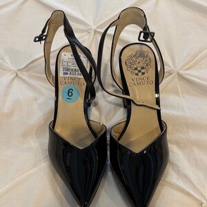 Vince Camuto Black Patent Heels